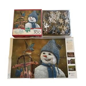 Buffalo Games Kim Norlien‎ Snow Brother 300 Large Piece Holiday Puzzle COMPLETE